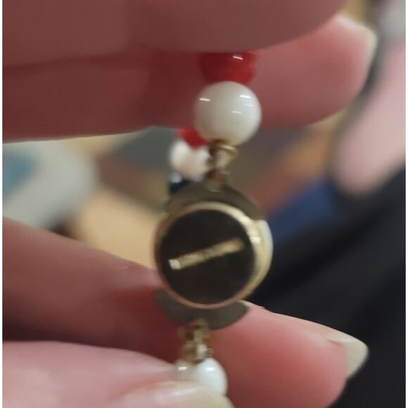 Vintage Red White and Blue Necklace Patriotic 1950s - Picture 6 of 7